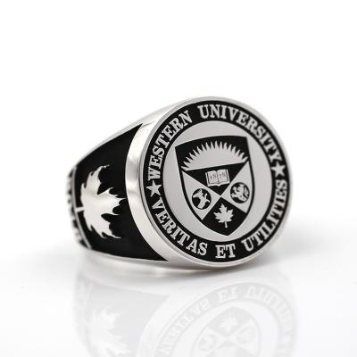 China CLASSIC West Student University College Ring Graduation Ring College Ring for sale