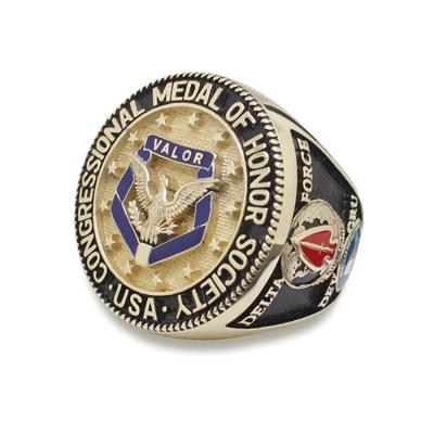 China Custom Personalized Congressional Ring Medal Honor Delta Force Ring Casual/Sporting Factory for sale