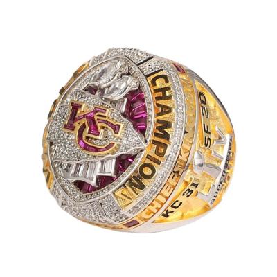 China Sporting Custom NFL2019 Football Championship Ring Alloy Ring Copper Silver Gold Plated Ring for sale