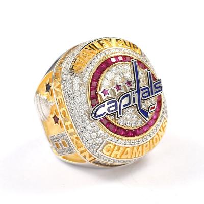 China Washington Capitals Ice Hockey Championship Ring Custom Fan Men Gift 2018/Sport Casual Jewelry Collection for sale