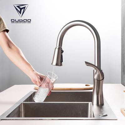 China Simple Sense Faucets Ideas Hole Household Faucet Drinking Water Filter Purifier New Brushed Kitchen Faucet for sale