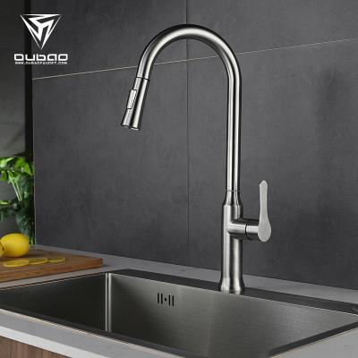 China Pull Out Spray Designer Faucet Kitchen Taps Pull Down Kitchen Sink Faucet For Indoors for sale