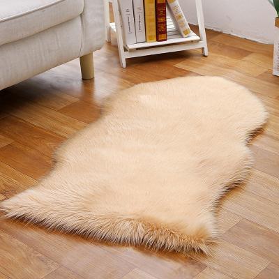 China The factory wholesale long wool floor carpet bedroom sofa non-slip fine non-slip soft imitation carpet is low fluffy carpet for sale