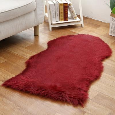 China Luxury Sofa Bedside Floor Bedroom Soft Artificial Wool Area Rugs Non-slip Plush Blankets Non-slip Rugs For Living Room Home for sale