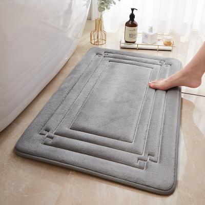 China Durable Non Slip Sustainable Bath Mat, Quick Dry Mat, Bathroom Door Mat for sale