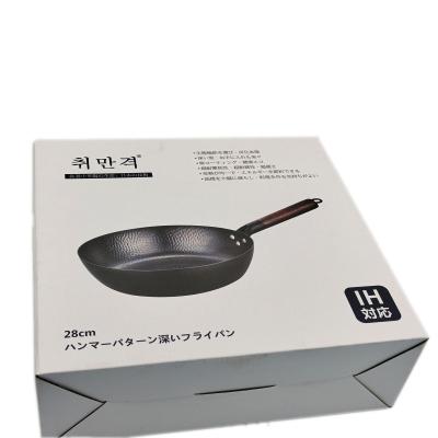 China Long Lasting Hard Anodized Nonstick Pan Dish Black Permanent Nonstick Pan 28cm Pan for sale