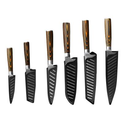 China Different Types of High Quality Disposable Japanese Damascus Knife Kitchen for Vegetable for sale