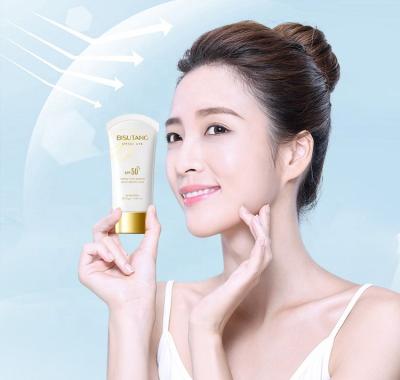 China Sunscreen Private Label SPF 50+ Isolation Pad Face Sun Block Waterproof Sunscreen UV Cream for sale