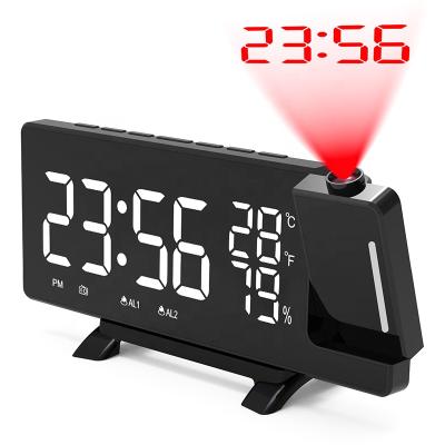 China USB Port Nap And Sleep Timer Function Projection High Quality Radio Alarm Clock With Radio for sale