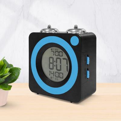 China Wholesale Antique Style Factory Sound Big Digital Desk Clock With Ring Alarm Calendar Snooze Backlight Digital Desk Clock for sale