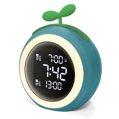 China Wholesale Antique Style Factory Kids Cartoon Clock With LED Night Light for sale