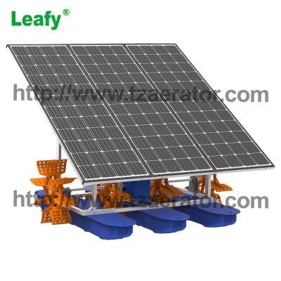 China Fish Shrimp Cultivating Fish Pond Etc. 5 Years Working Life Fish Shrimp Cultivating Solar Pond Farm Paddle Wheel Aerator With Solar System for sale