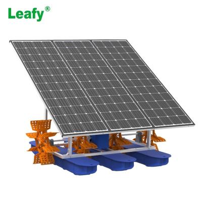 China Fish Shrimp Cultivating Fish Pond Etc. 10 Years Working Life Farm Pond Prawn Fish Shrimp Water Dc Solar Paddle Wheel Aerator Motor Pump for sale