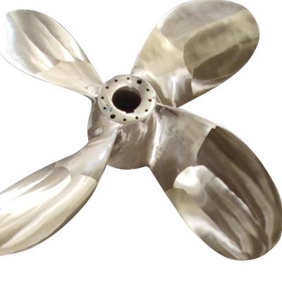 China High Quality CU3 Marine Copper Propeller Boat Bronze Propeller 4 Blades Propeller for sale