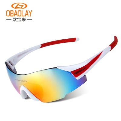 China OBAOLAY Cool sports eyewear sunglasses UV400 Cycling glasses bicycle bike riding goggles wholesale for sale