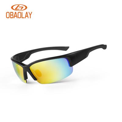 China Fashion sports Polarized Sunglasses Coated film TR90 frame with Polarized lens glasses unisex Cool performance for sale