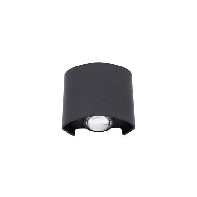 China High Quality Modern Aluminum Sconce Tempered Glass Wall Light Outdoor Led Waterproof Indoor Lighting Down Mounted Wall Lights For Garden for sale