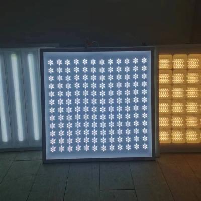 China Iron+PS 2x2 2x4 1x4 60x60 595x595 600x600 600x1200 Recessed Grid Light Suspending Square Flat Grill Led Panel Light for sale