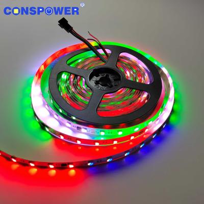 China Magic Strip 60LEDS/M Programmable IC WS2814A RGBW 5050 24V Addressierbarer Streifen Accessible Landscape Color RGBW LED Strip for sale