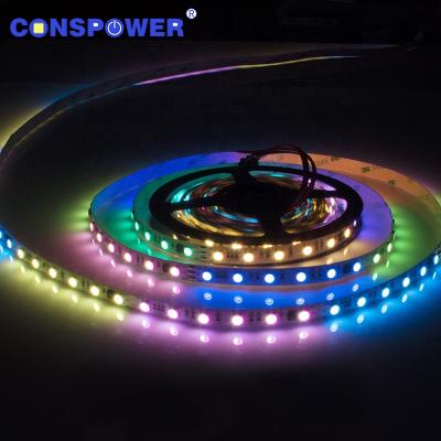 China Landscape RGBW 5050 Digital Strip 60LEDS/M IC UCS2904 10 Pixels Color Strip 5050 RGBW 24V RGBW Affordable Led Strip Manufacturer for sale