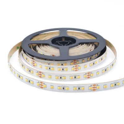 China Landscape 3000K 6000K IP20 24V 10mmPCB TDC LED Variable Double Color Strip 224LED 3014 LED Strip for sale