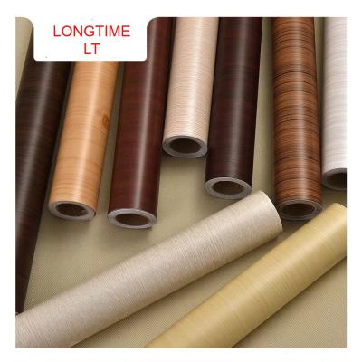 China 2021 super cheap price china non self adhesive clear cling decorative wood grain lamination pvc plastic sheet roll for sale