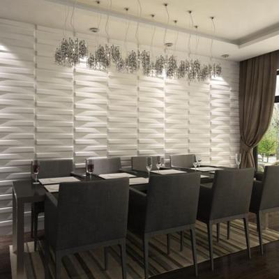 China Wholesale Price Modern High Quality Plastic PVC Wall Panel 3D Panel Decorative Wall Panel For Living Room for sale