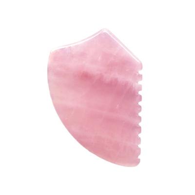 China Whitening Board Facial Massager Tool Powder Crystal Tooth Shape Jade Gua Sha Stone Wholesale Custom Logo 100% Natural Face Neck Body 50pcs for sale