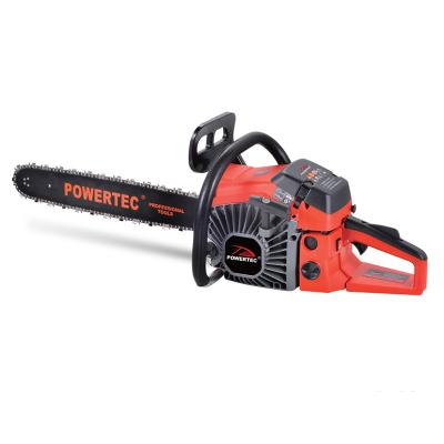 China 2-Stroke POWERTEC 2.6kw 2 Stroke Gas Chainsaw 5800 Chainsaw for sale