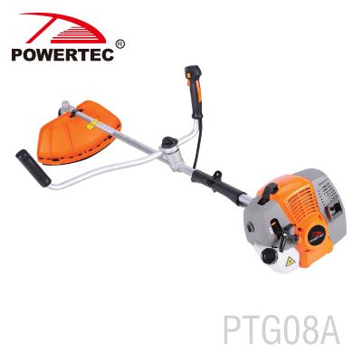 China 2-Stroke POWERTEC 43cc 1400w Gasoline Garden Tool, Brush Cutter, Grass Trimmer for sale