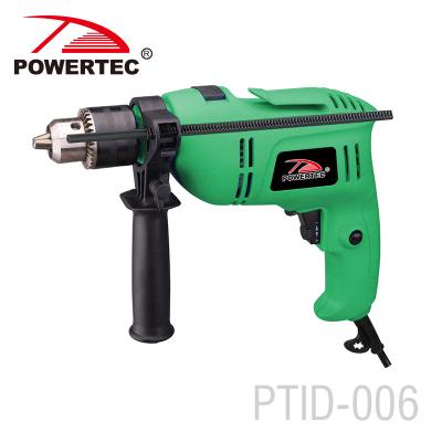 China Wood/Steel POWERTEC 13mm Impact 500w Electric Drill Porcelain for sale