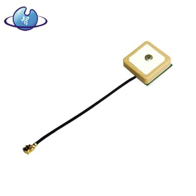 China Free Sample 15 x15x 6.7mm GPS BeiDou Ceramic Integrated Active Antenna AK154 for sale