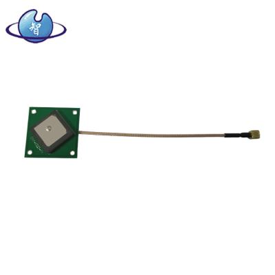 China High gain signal 32x32x7mm 36dbi strong anti-interference military grade L26-DR GPS Beidou built-in active antenna AK153 for sale