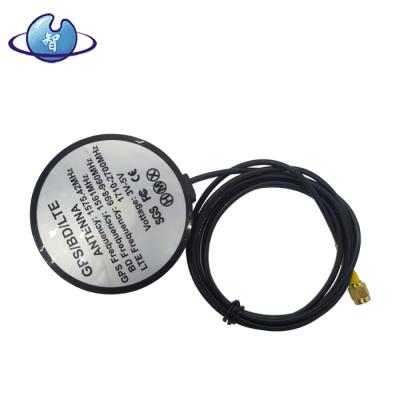 China High Precision Vehicle Mounted Two In One Combo Antenna L1 L5 Navigation Positioning SMA GPS BD+4G Antenna AK260 for sale