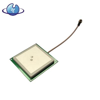 China 5.5dbi RFID Dual-Powered Antenna 60*60*5 UHF UHF Reader 915MHZ GPS Ceramic Antenna AK352 for sale