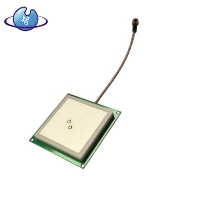 China High Precision 60x60x5 UHF High Gain 915MHZ 5.5dbi RFID Reader Dual-powered AK352 Ceramic Antenna for sale