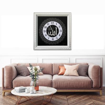 China Allah Mohammad Siver Gold Frame Muslim Islamic Home Decor Ayah Muslim in Arabic Picture Wall Frame for sale