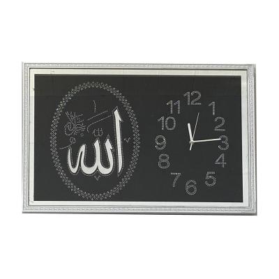 China Yiwu Muslim Hot Selling Muslim Picture Frame Quran Mirror Relief Wall Decoration Picture Frame for sale