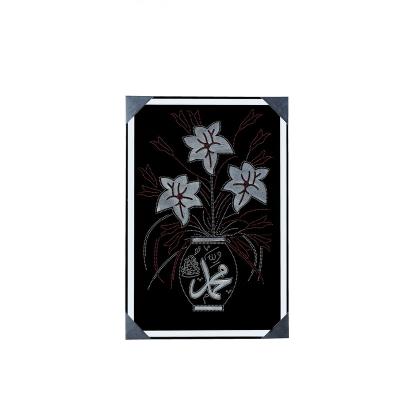 China Hotel African Islamic Muslim Diamond Hot Selling Decorative Picture Frame For Hotel Interior Decoration for sale