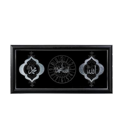 China Diamond Diamond Muslim Decoration 3 Design In 1 Clock View For Hotel Lounge for sale