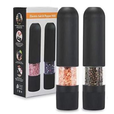 China Custom Made High Quality Black ABS Core PP Acrylic Ceramic Pepper Grinder for sale