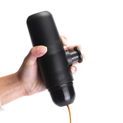 China Outdoor Casual Travel Coffee Accessories Hand Press Manual Mini Portable Espresso Coffee Maker Machine Cup for sale