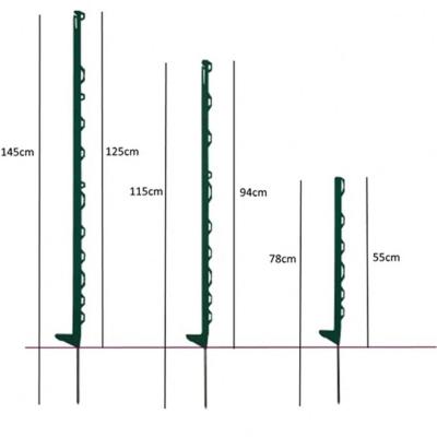 China Easily Assembled Poly Electric Fence Posts /plastic Step In Posts For Farm Fence for sale