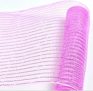 China New Design Floral Arrangements Colorful Poly Mesh Rolls 10 Inch Deco Mesh for sale