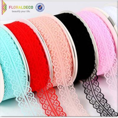 China Viable Wedding Organza Decoration Lace Ribbon Trim Lace Ribbons For Dress Fabric Decoration for sale