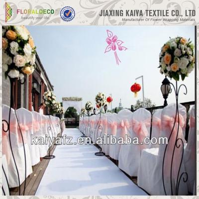 China Wedding Party Backdrop Stage Decoration Tables And Disposable Lace Chairs Covers for sale