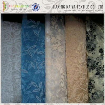 China Antistatic China Made Jacquard Wholesale Embroidered Organza Fabric for sale