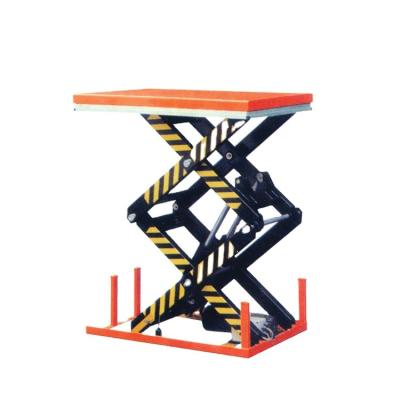 China Building Material Stores ETW Electric Double Scissor Lift Table for sale