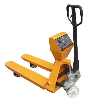 China Building Material Stores SINOLIFT TLD Hydraulic Manual Pallet Lifter With Electronic Scale for sale