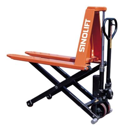 China Construction Material Shops SINOLIFT NPH1500 Hydraulic Manual Scissor Lift Pallet Truck for sale